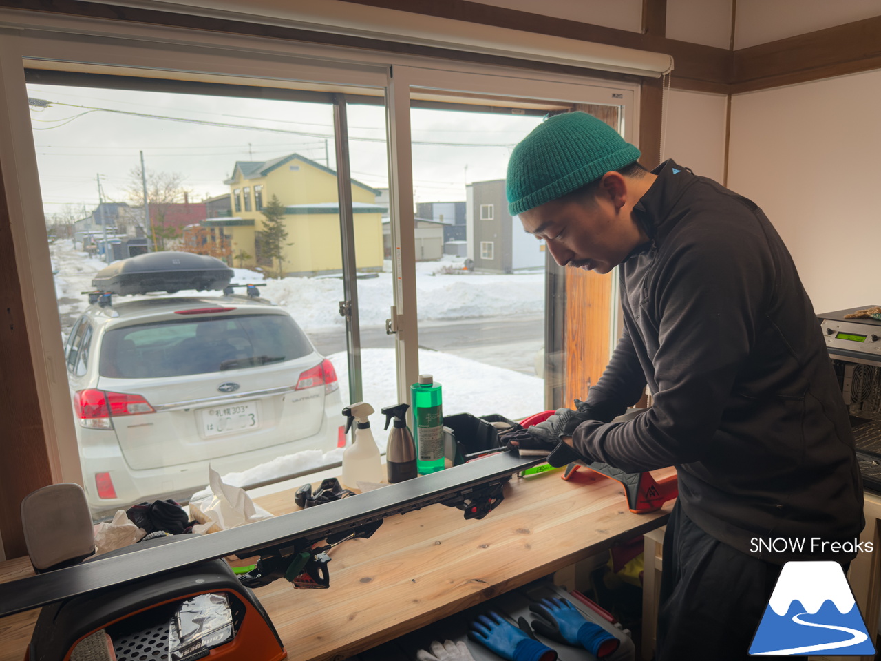 ローカル巡りのシーズン到来！新十津川町そっち岳スキー場でひと滑りしてから、岩見沢市に今月オープンしたスキーハイキング専門店『well-tuned』を訪ねて♪